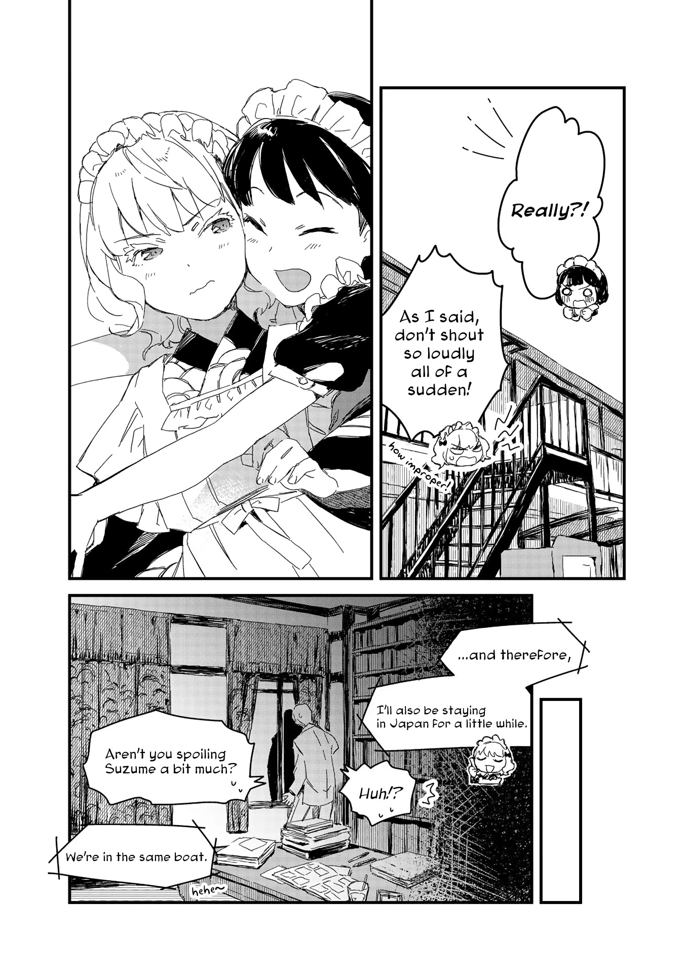 Maid-san wa Taberu Dake Chapter 17 page 14 - Chapter 17