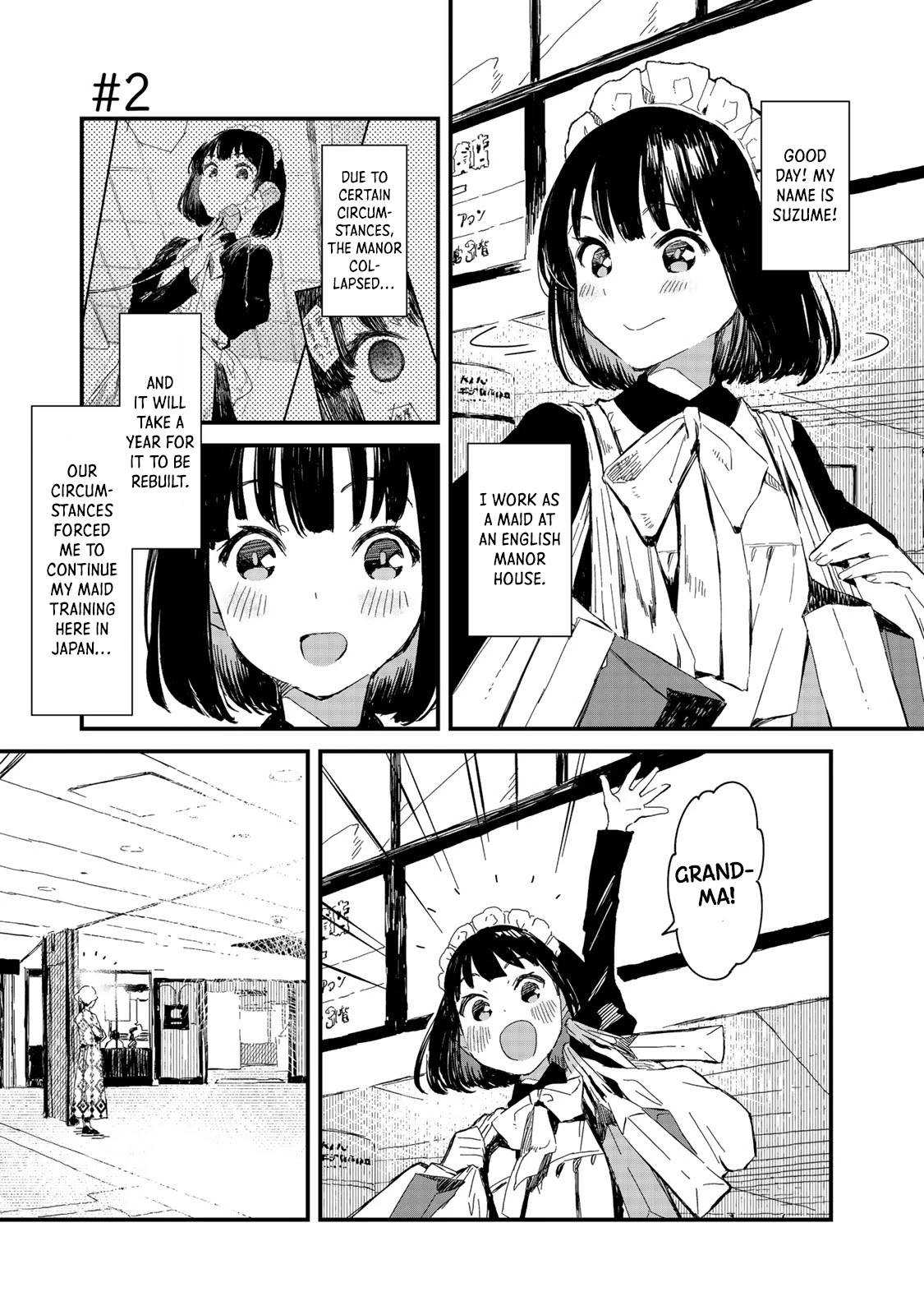Maid-san wa Taberu Dake Chapter 2 page 1 - Chapter 2