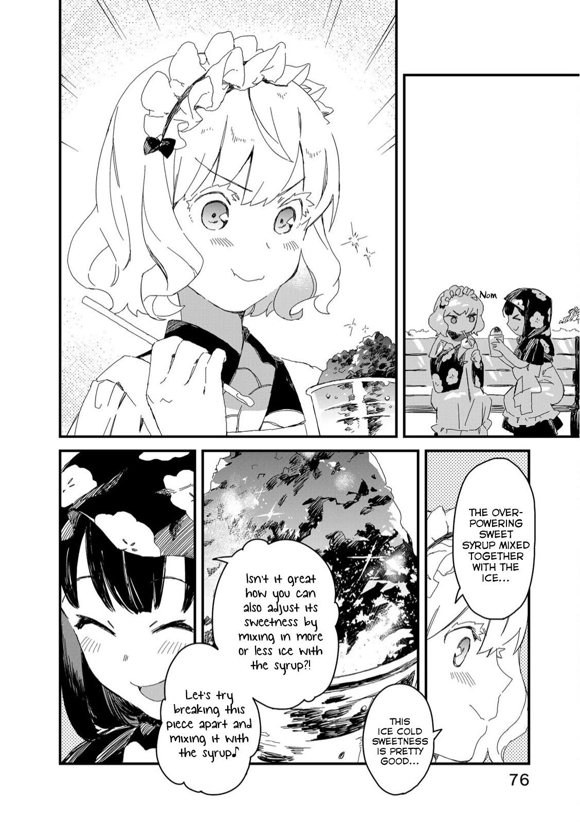 Maid-san wa Taberu Dake Chapter 25 page 9 - Chapter 25: Shaved‌ ‌Ice‌