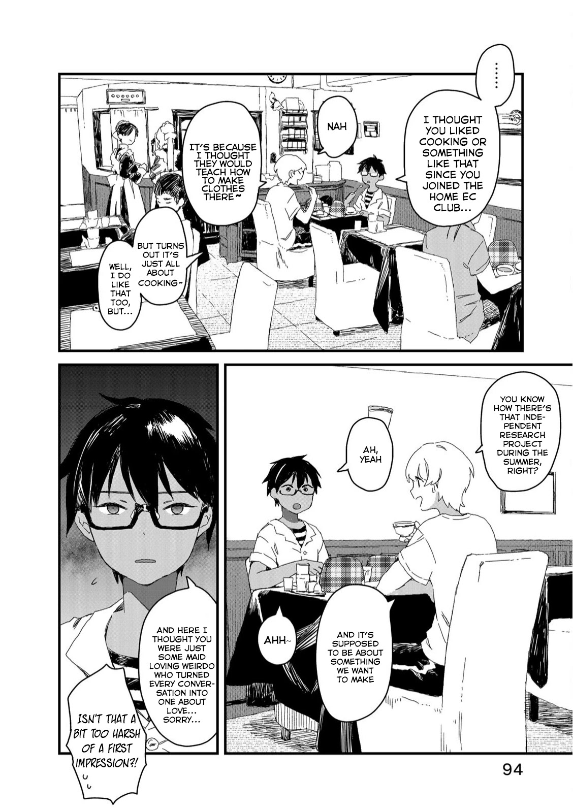 Maid-san wa Taberu Dake Chapter 26 page 11 - Chapter 26: Cheesecake