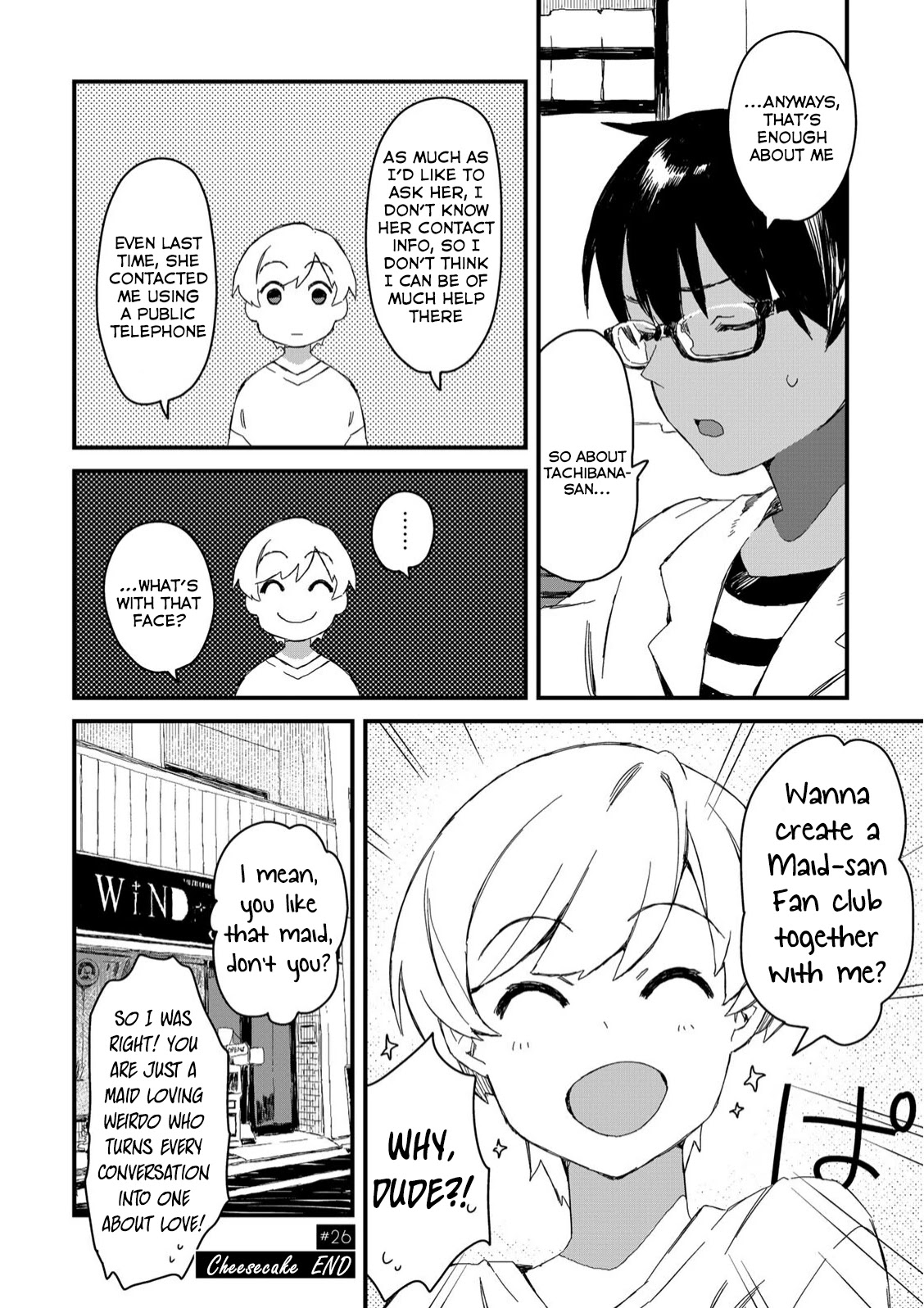 Maid-san wa Taberu Dake Chapter 26 page 13 - Chapter 26: Cheesecake