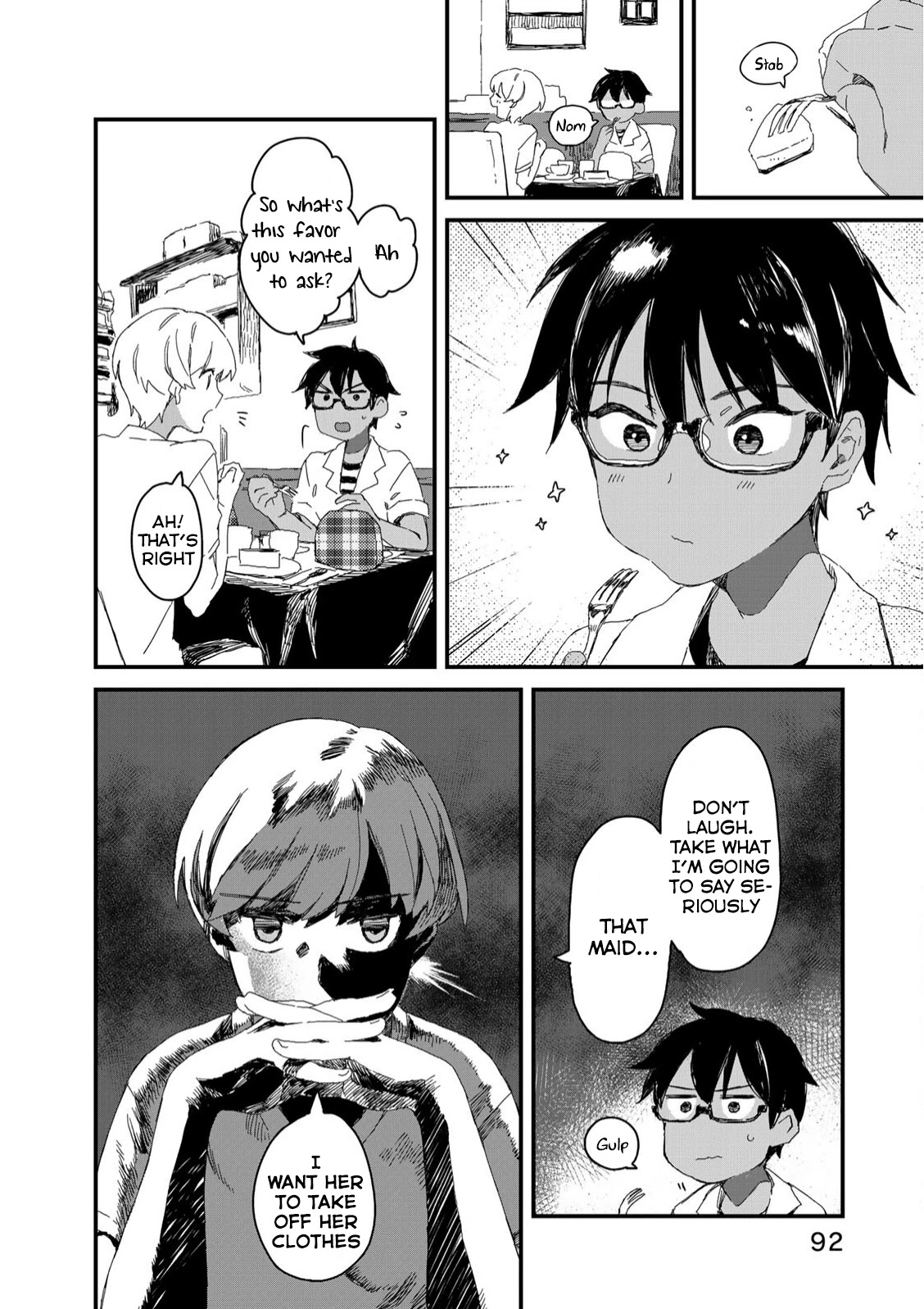 Maid-san wa Taberu Dake Chapter 26 page 9 - Chapter 26: Cheesecake