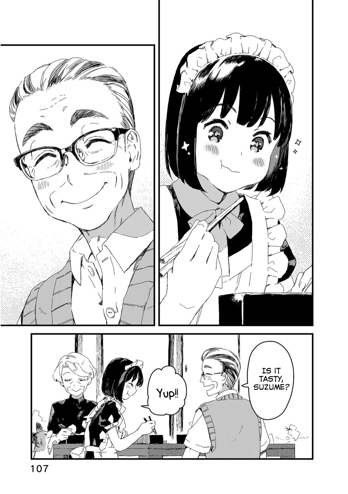 Maid-san wa Taberu Dake Chapter 27 page 10 - Chapter 27: Eel
