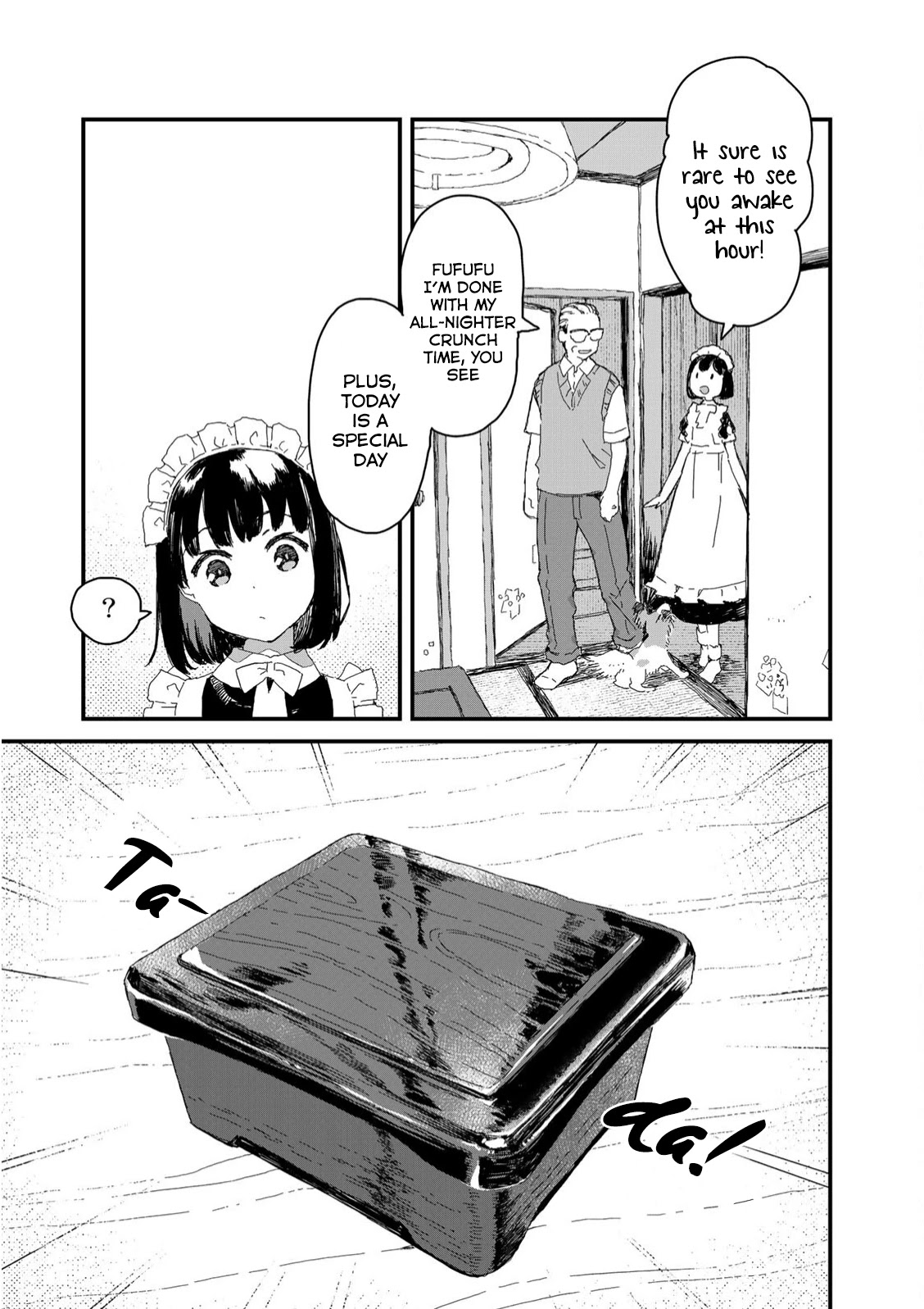 Maid-san wa Taberu Dake Chapter 27 page 4 - Chapter 27: Eel