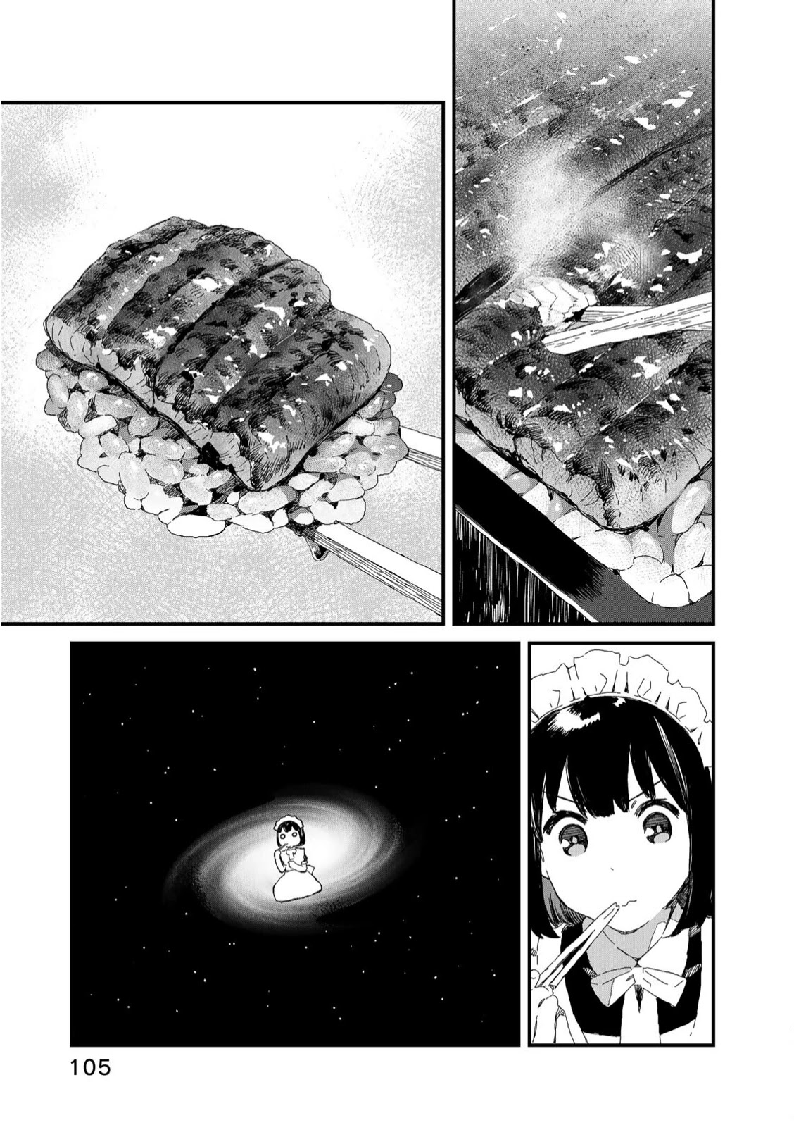 Maid-san wa Taberu Dake Chapter 27 page 8 - Chapter 27: Eel
