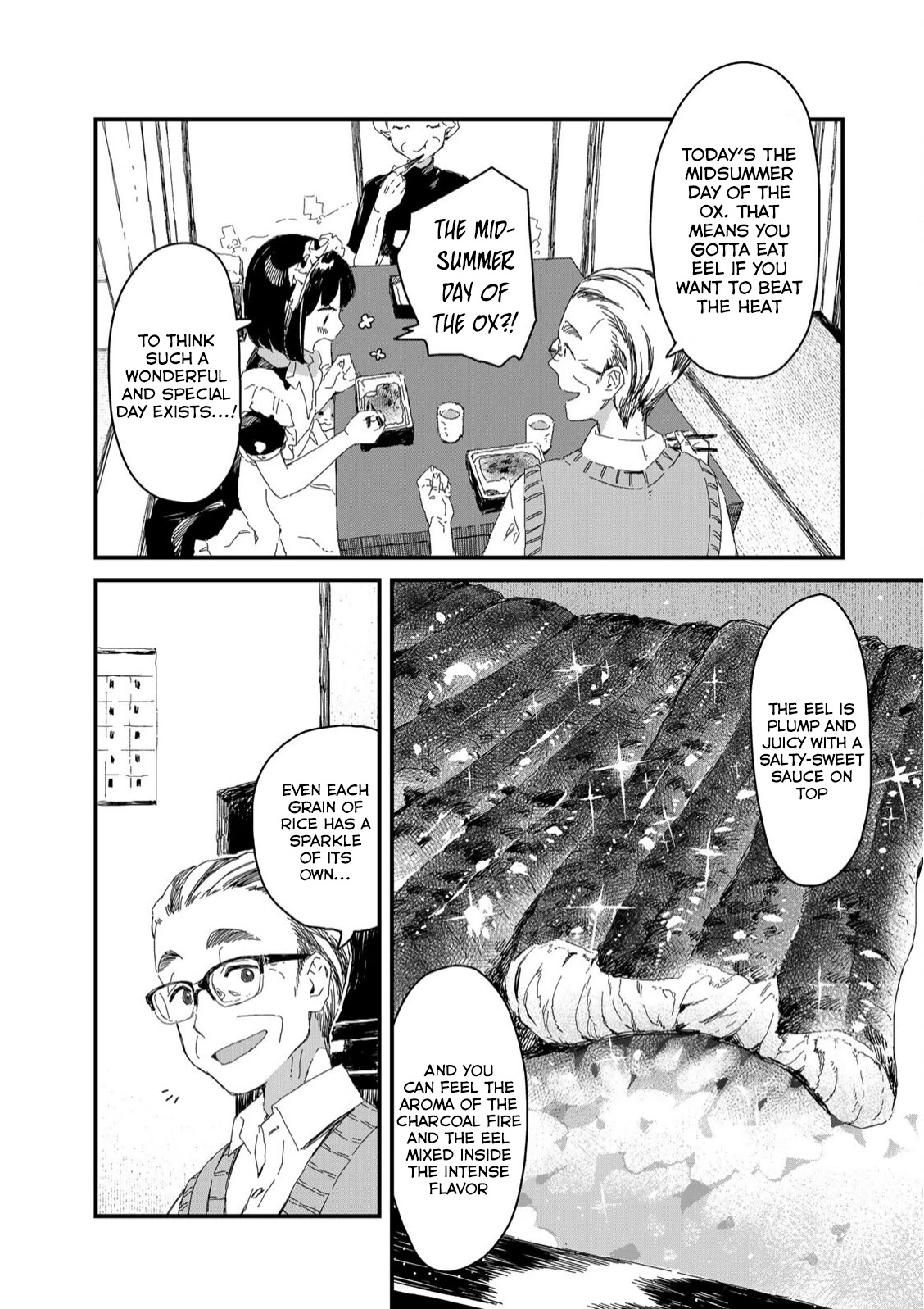 Maid-san wa Taberu Dake Chapter 27 page 9 - Chapter 27: Eel
