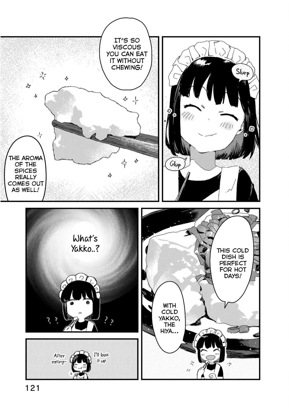 Maid-san wa Taberu Dake Chapter 28 page 12 - Chapter 28: Hiyayakko