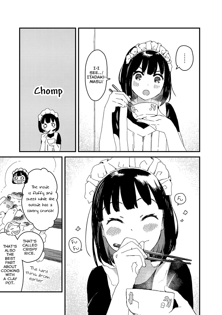Maid-san wa Taberu Dake Chapter 32 page 16 - Chapter 32: New Rice