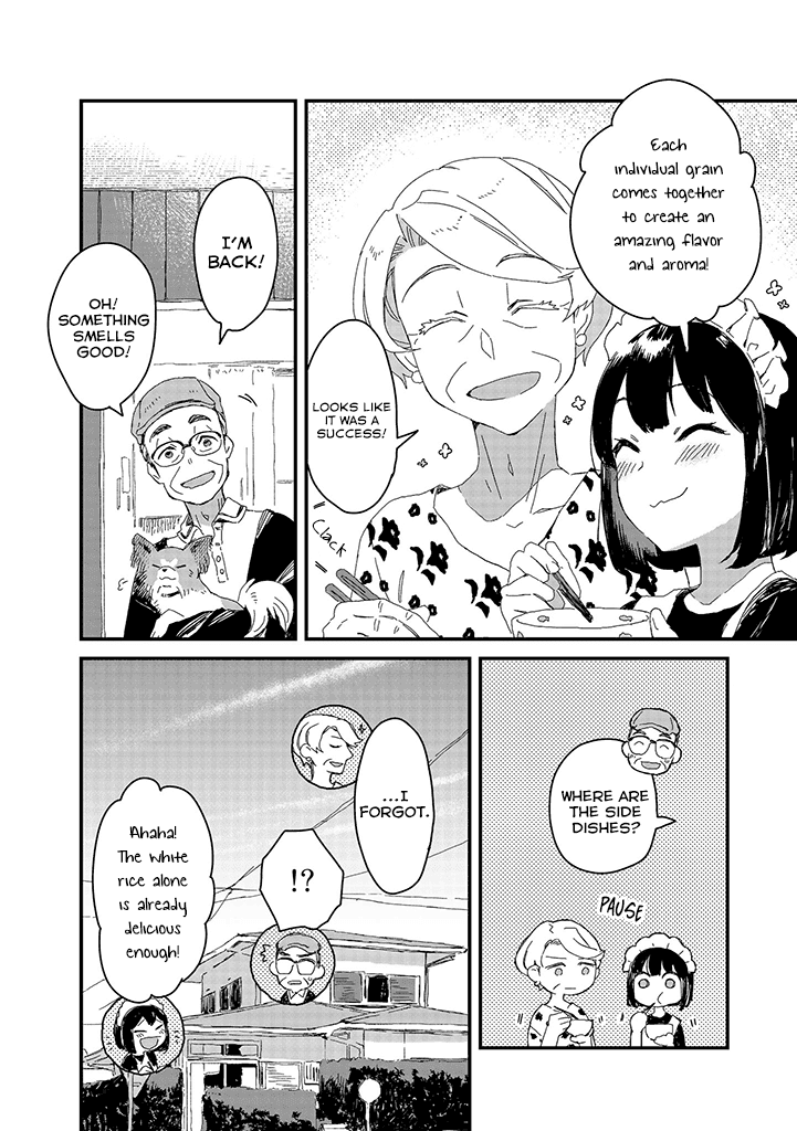Maid-san wa Taberu Dake Chapter 32 page 17 - Chapter 32: New Rice