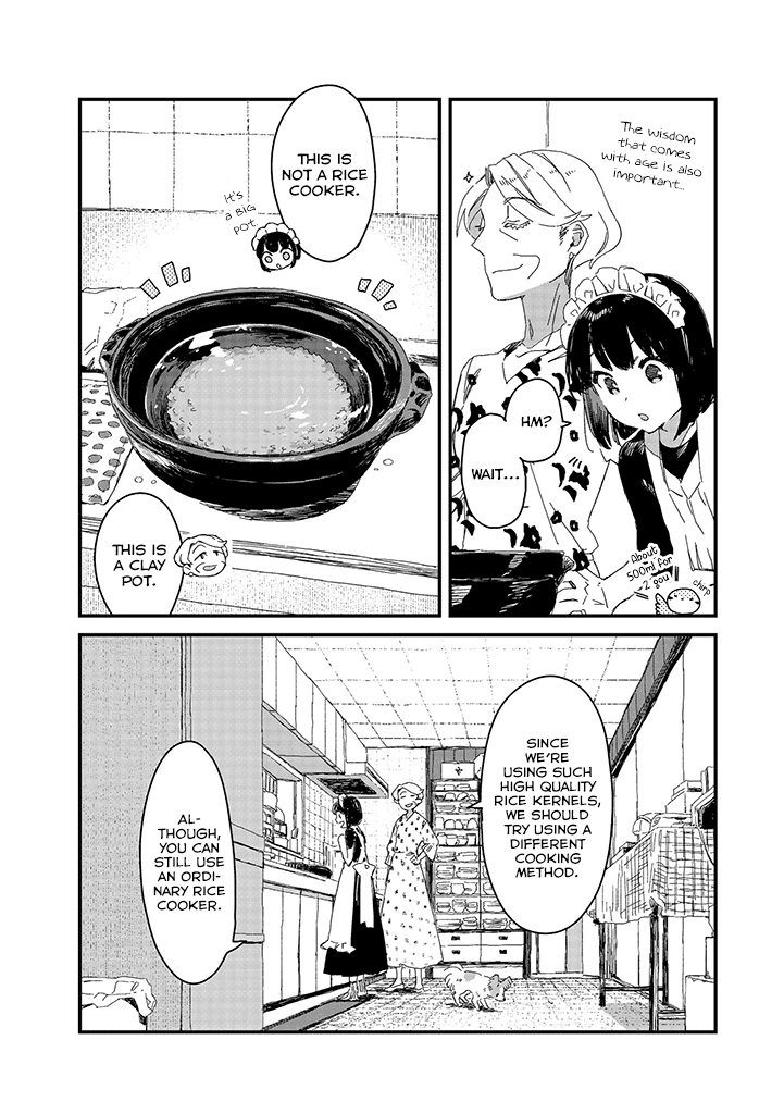 Maid-san wa Taberu Dake Chapter 32 page 7 - Chapter 32: New Rice