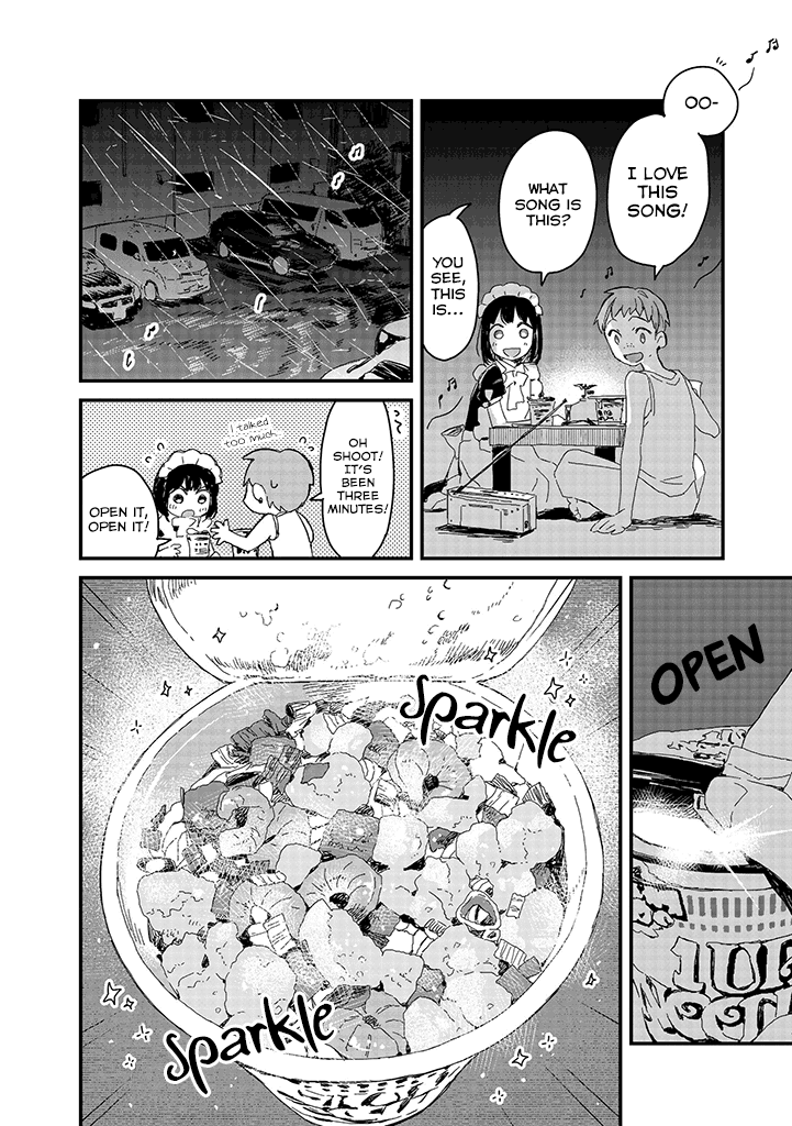Maid-san wa Taberu Dake Chapter 33 page 13 - Chapter 33: Instant Noodles
