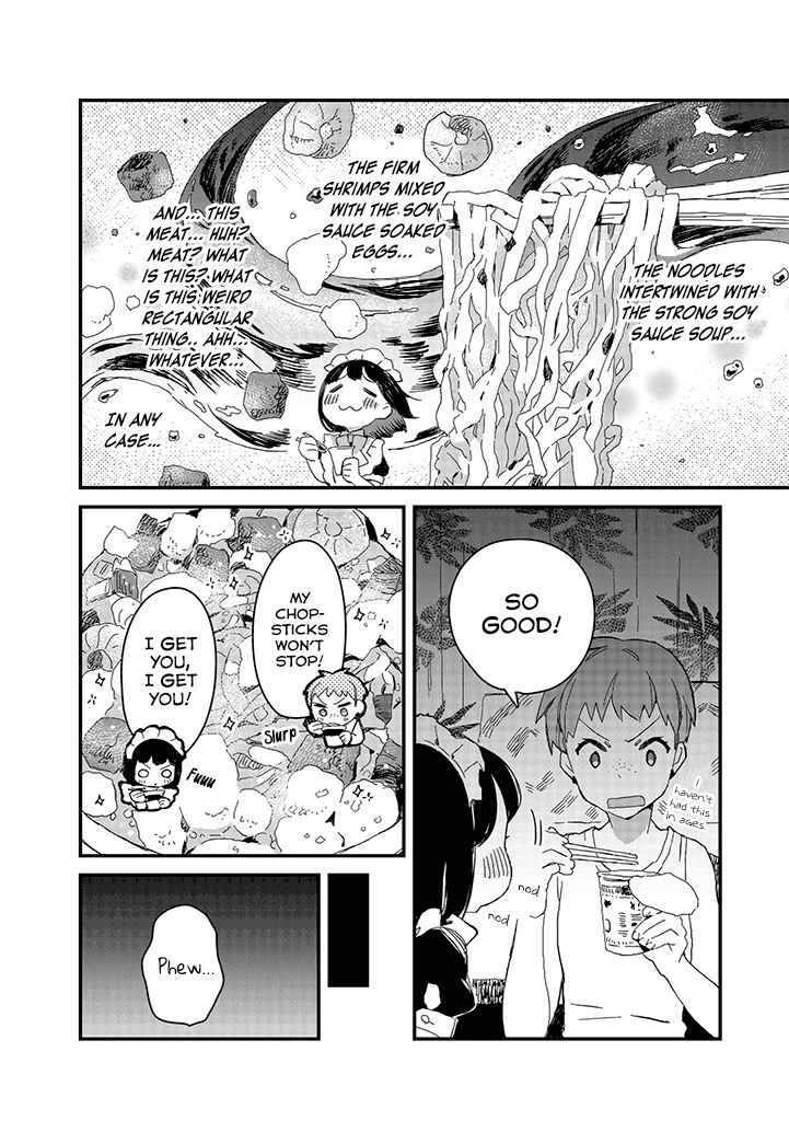 Maid-san wa Taberu Dake Chapter 33 page 15 - Chapter 33: Instant Noodles