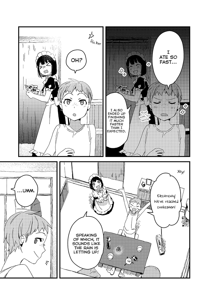 Maid-san wa Taberu Dake Chapter 33 page 16 - Chapter 33: Instant Noodles