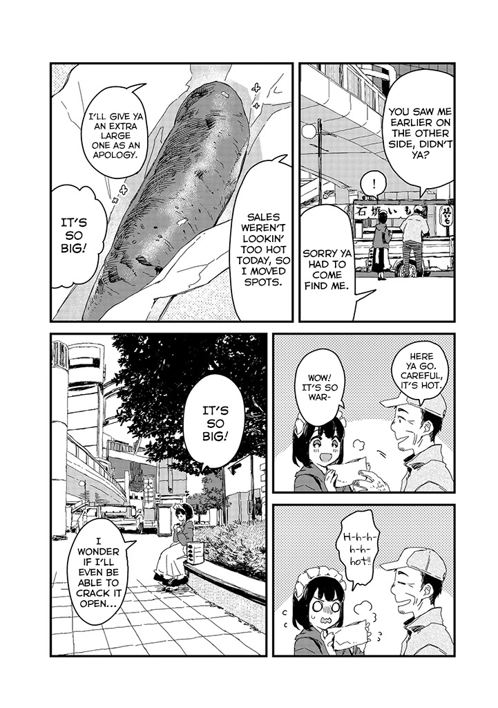 Maid-san wa Taberu Dake Chapter 35 page 7 - Chapter 35: Baked Sweet Potatoes
