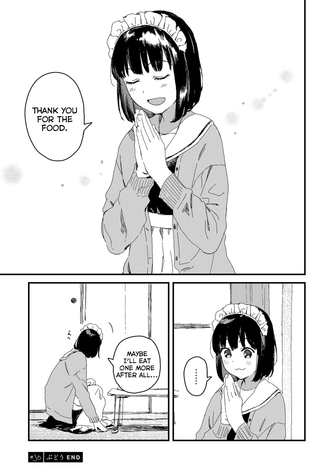 Maid-san wa Taberu Dake Chapter 36 page 12 - Chapter 36: Grape