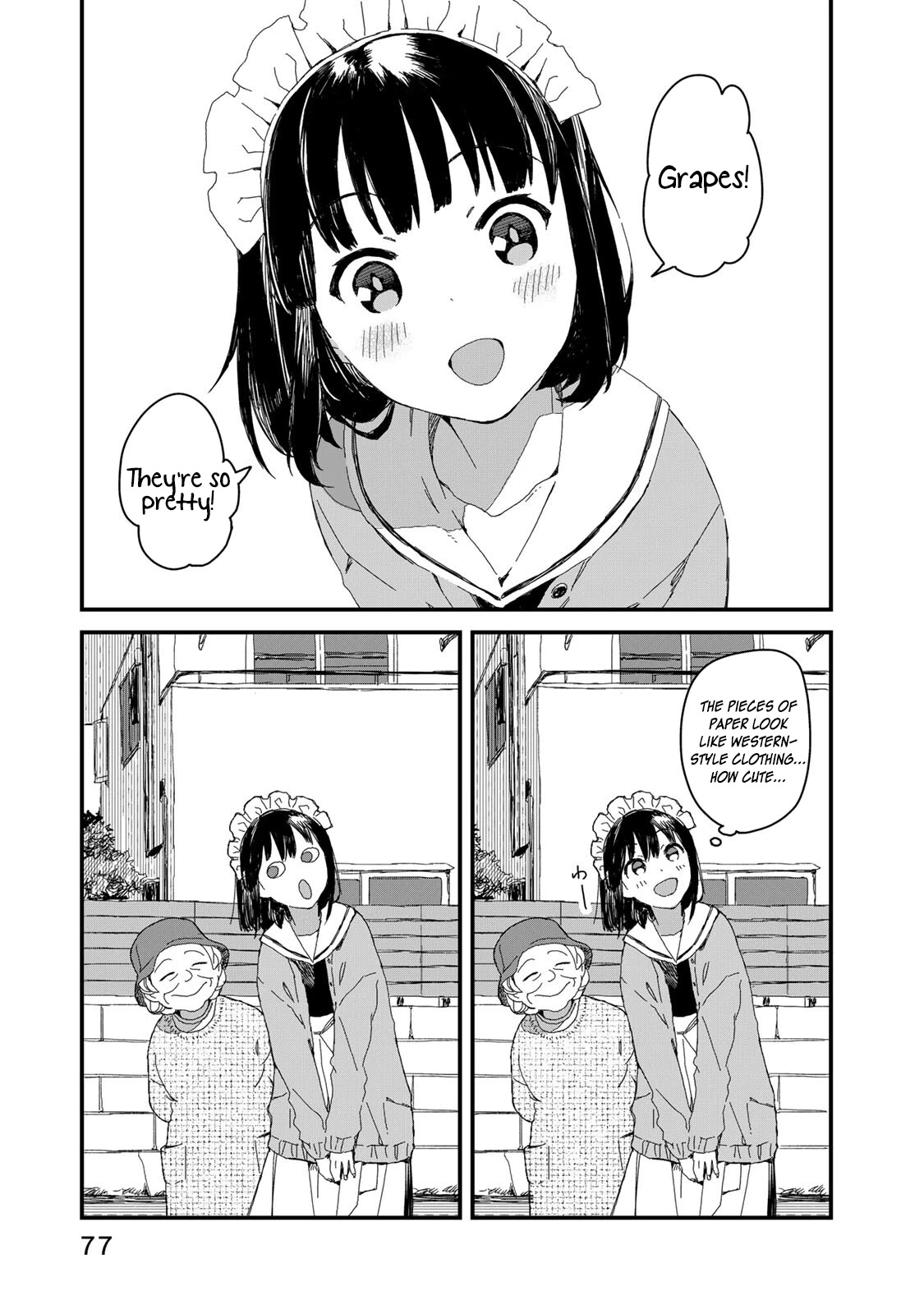 Maid-san wa Taberu Dake Chapter 36 page 4 - Chapter 36: Grape