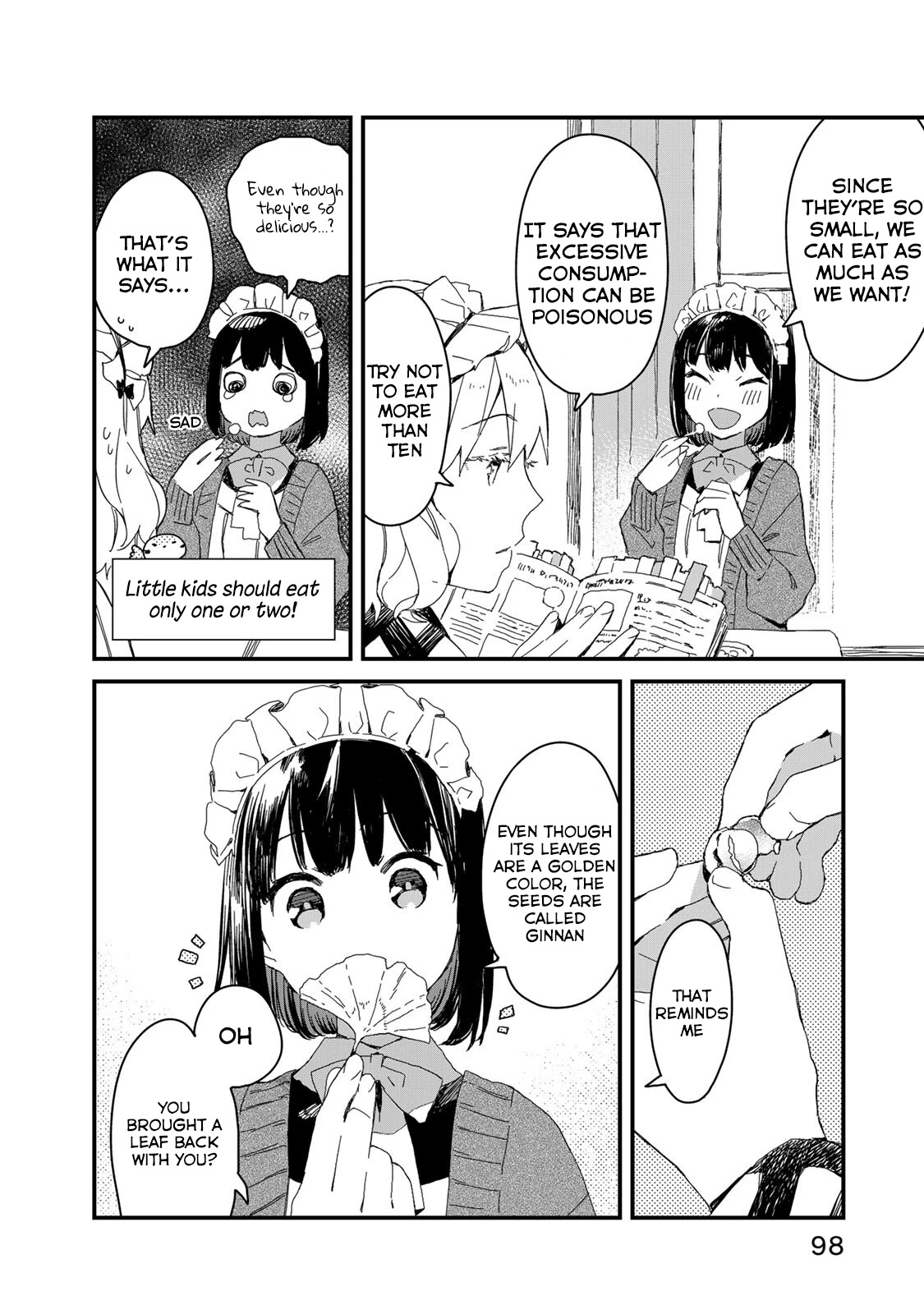 Maid-san wa Taberu Dake Chapter 37 page 13 - Chapter 37: Gingko