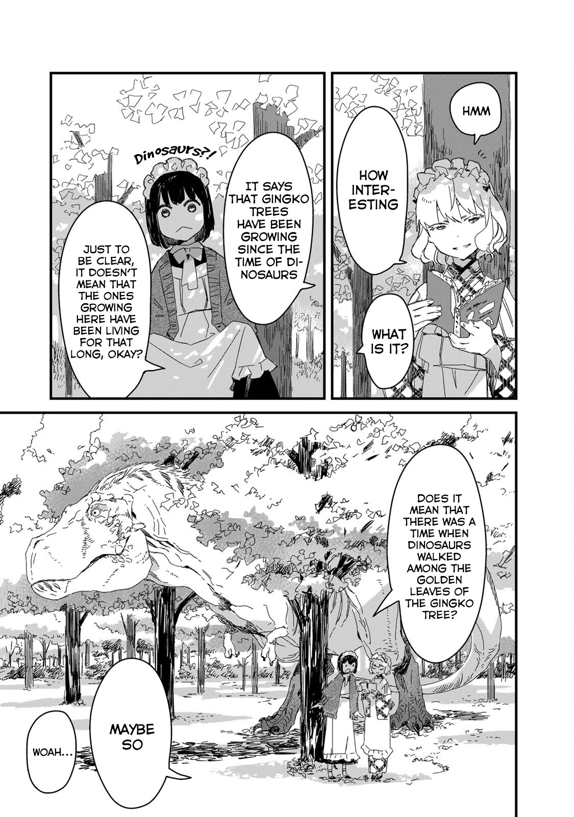 Maid-san wa Taberu Dake Chapter 37 page 4 - Chapter 37: Gingko