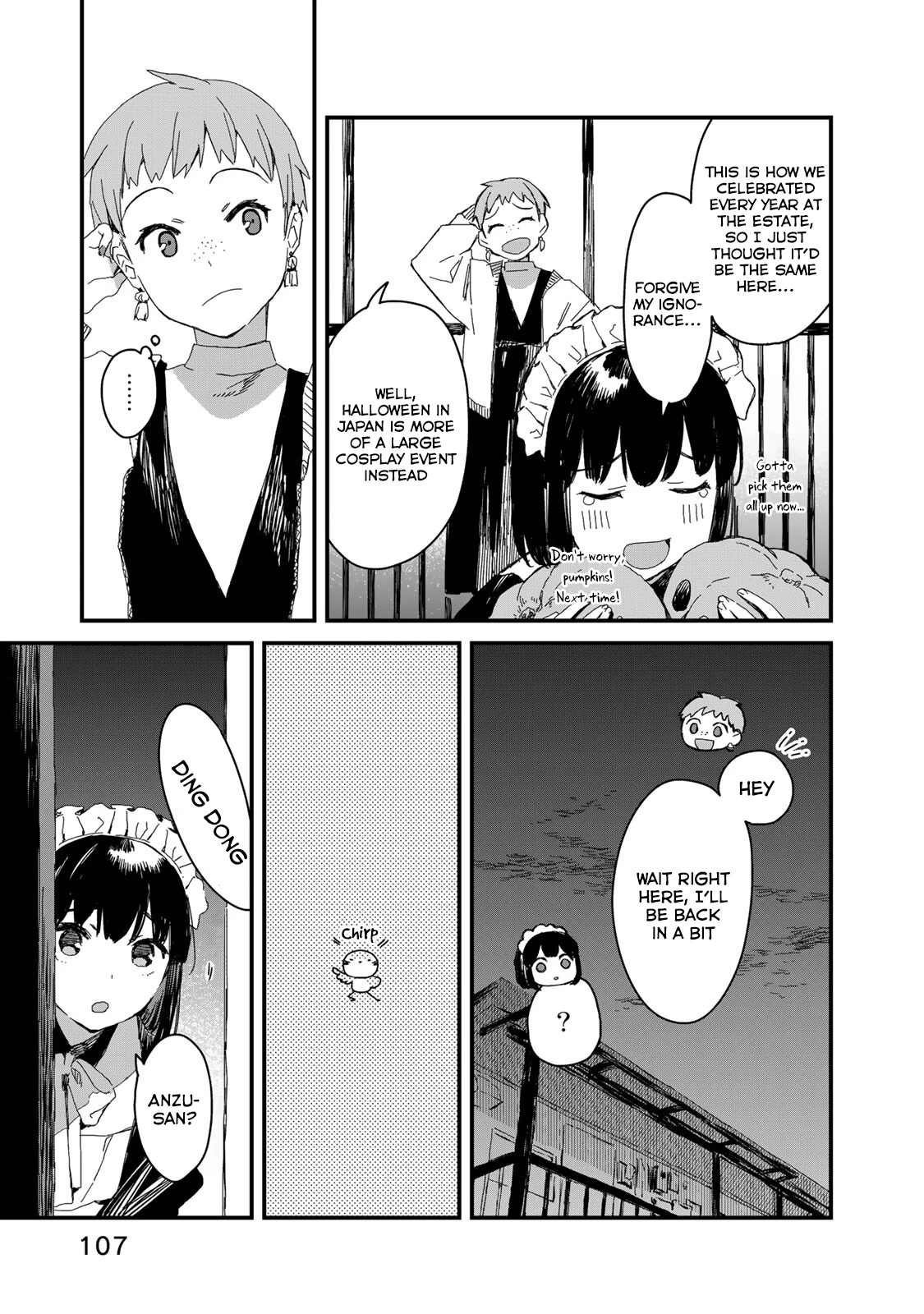 Maid-san wa Taberu Dake Chapter 38 page 6 - Chapter 38: Halloween