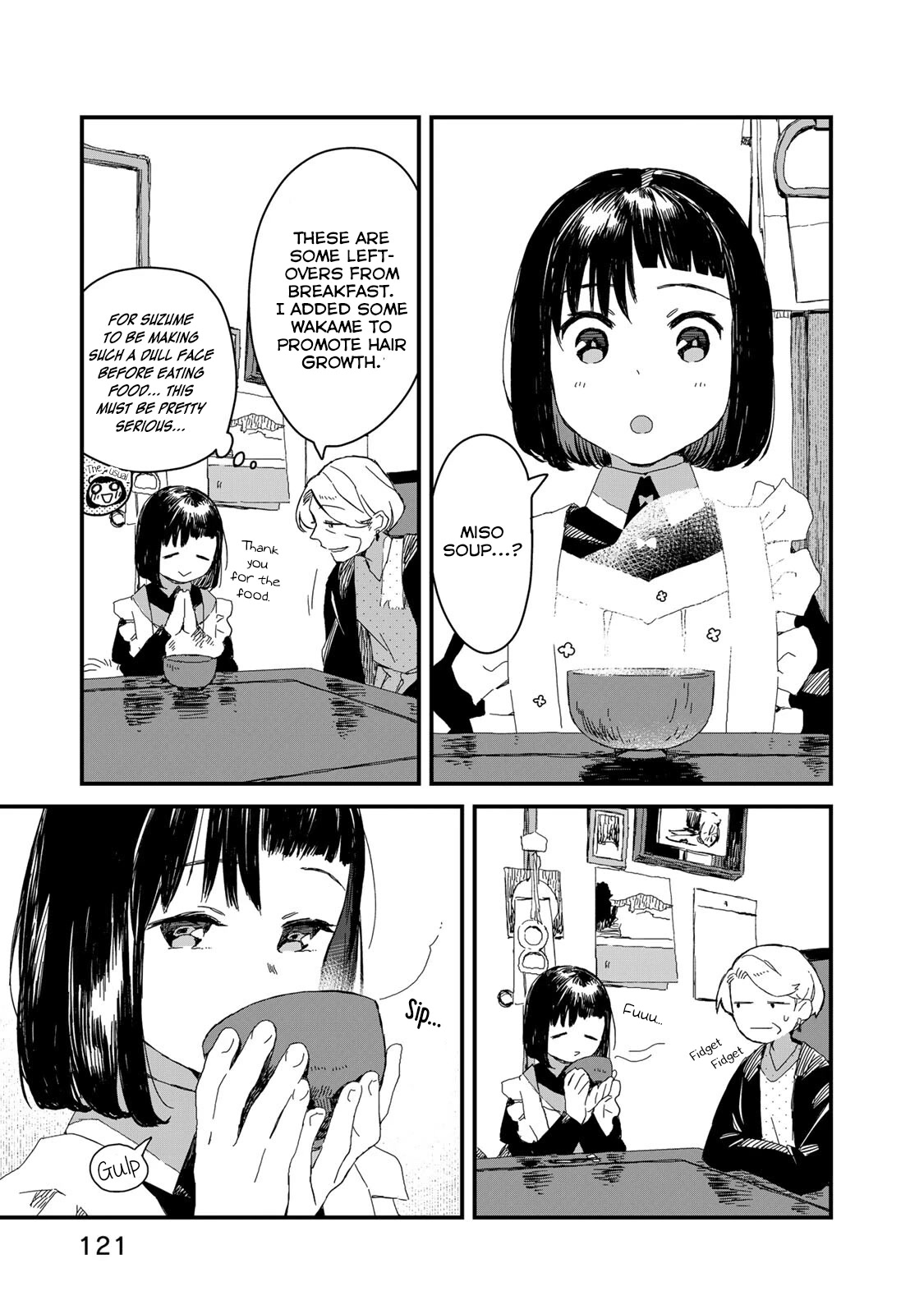 Maid-san wa Taberu Dake Chapter 39 page 6 - Chapter 39: Miso Soup