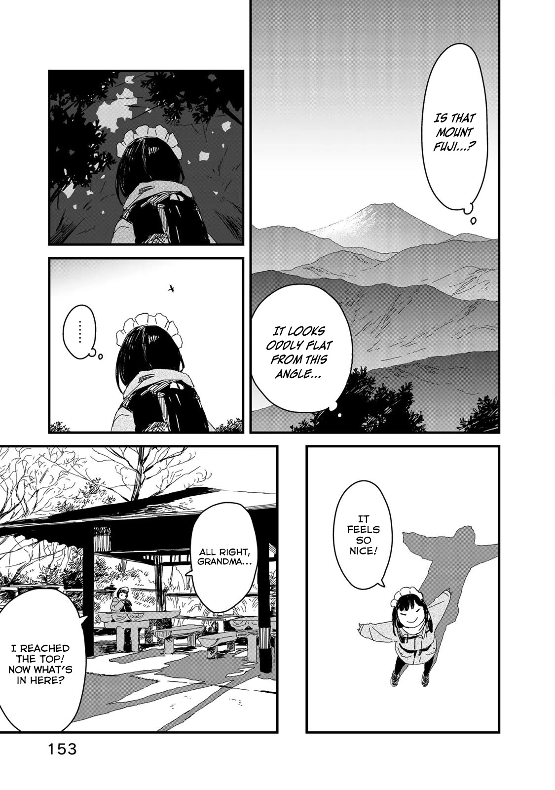 Maid-san wa Taberu Dake Chapter 41 page 14 - Chapter 41: Mountain Climbing