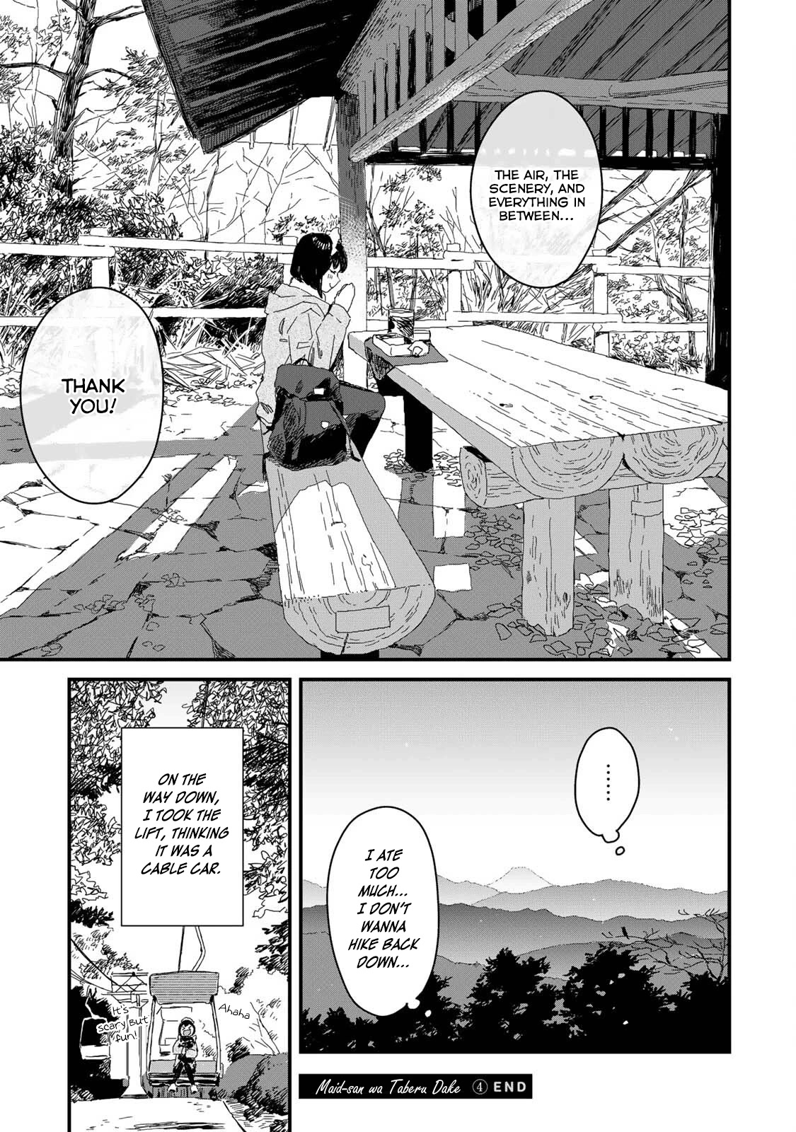 Maid-san wa Taberu Dake Chapter 41 page 18 - Chapter 41: Mountain Climbing