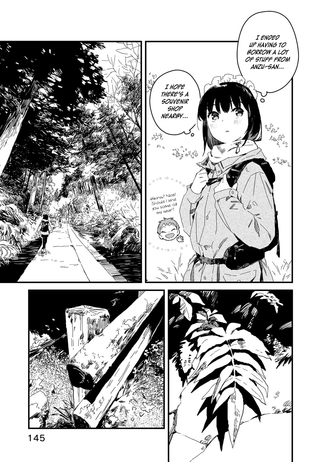 Maid-san wa Taberu Dake Chapter 41 page 6 - Chapter 41: Mountain Climbing