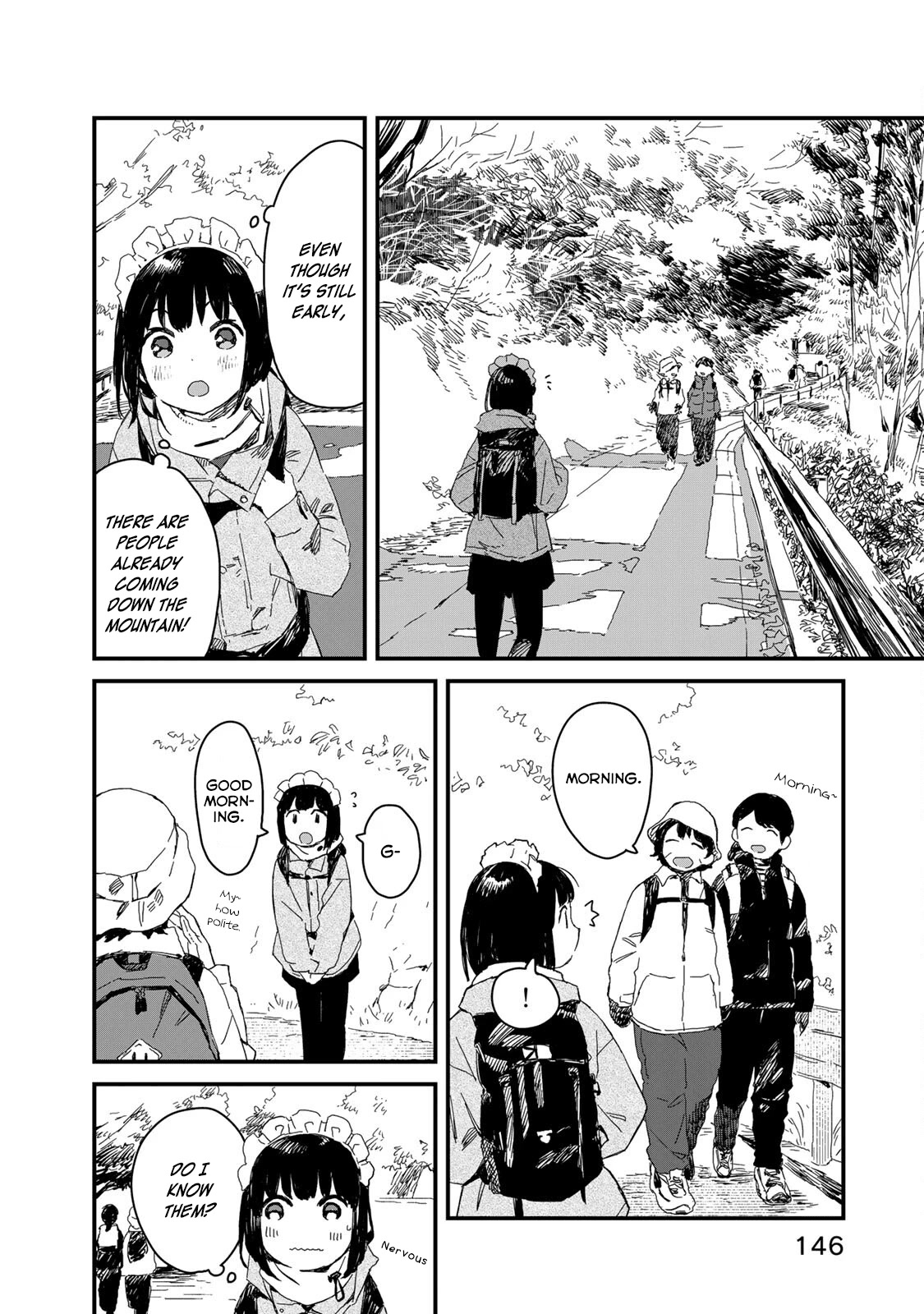 Maid-san wa Taberu Dake Chapter 41 page 7 - Chapter 41: Mountain Climbing