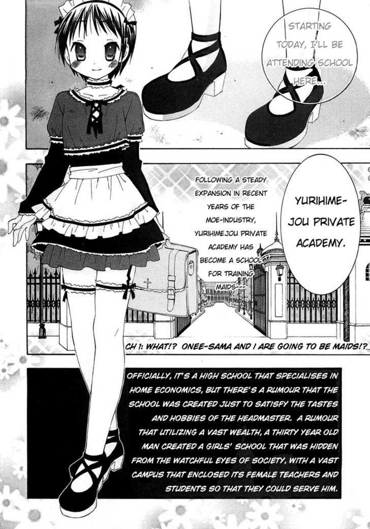 Maid wo Nerae! Chapter 1 page 6 - Chapter 1 : Onee-Sama and I are going to be maids!?