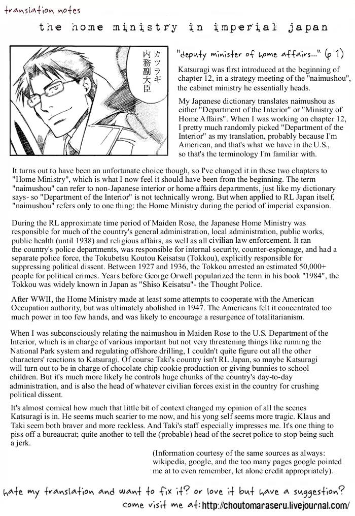 Maiden Rose Chapter 19 page 24 - Chapter 19