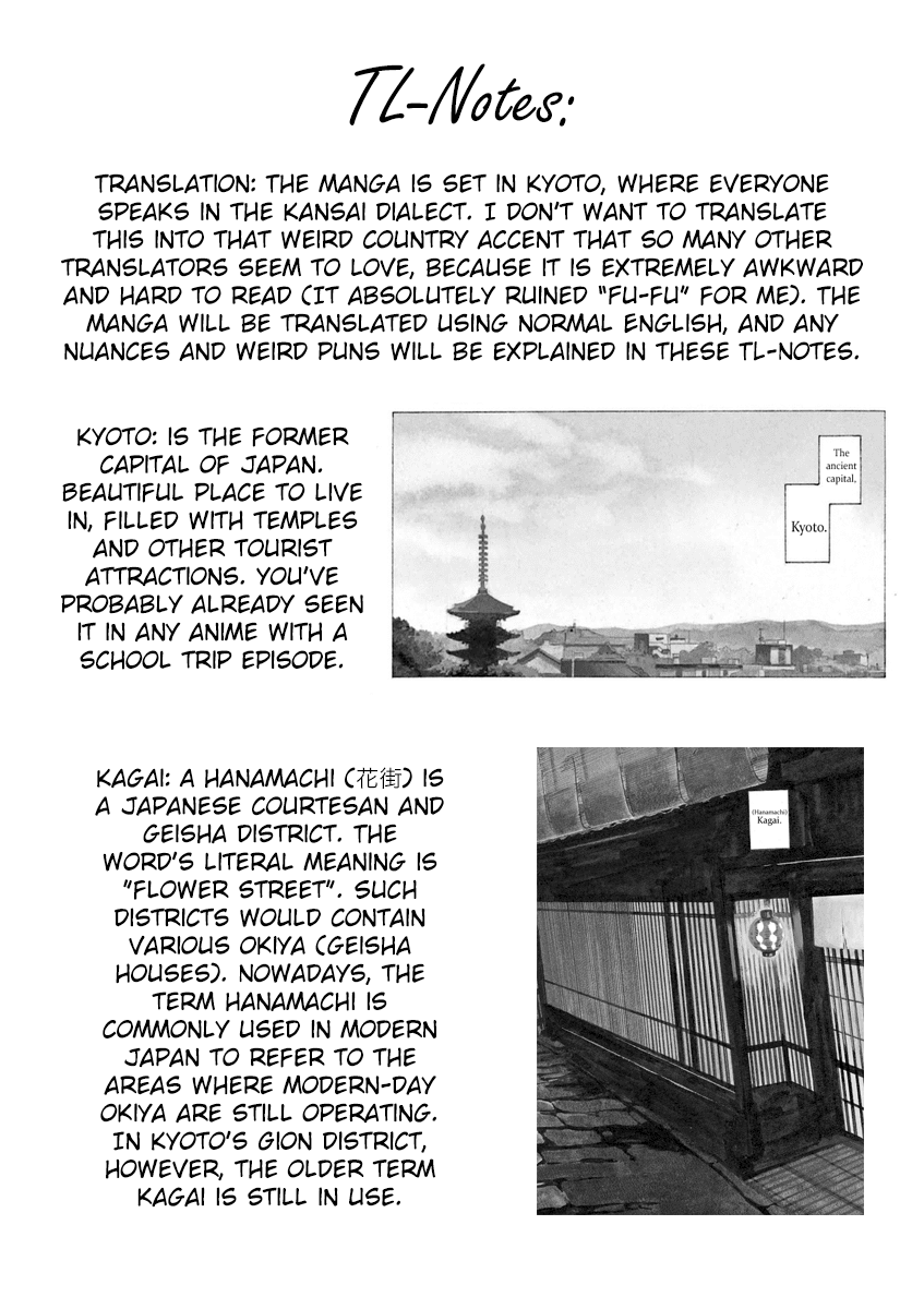 Maiko-san Chi no Makanai-san Chapter 1 page 34 - Chapter 1: The Cute Kitchen in Kyoto
