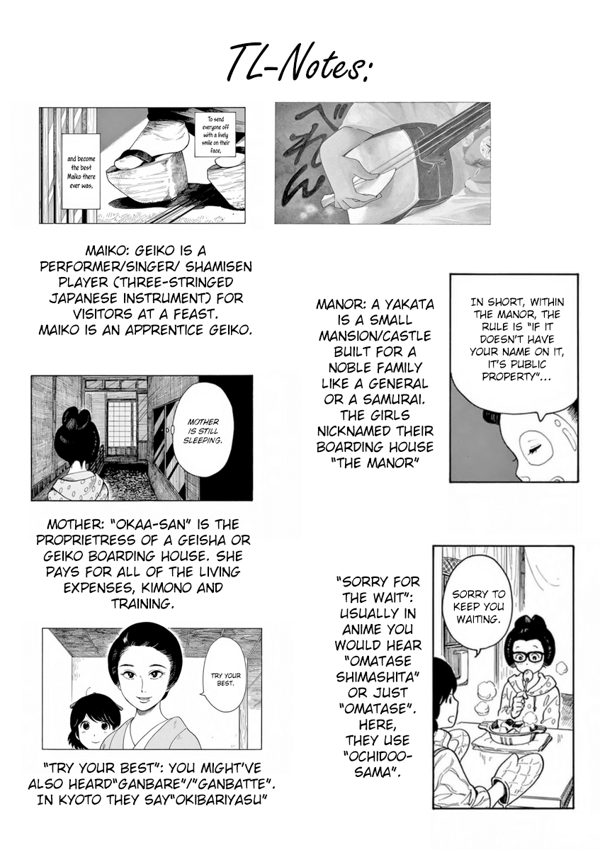 Maiko-san Chi no Makanai-san Chapter 1 page 35 - Chapter 1: The Cute Kitchen in Kyoto
