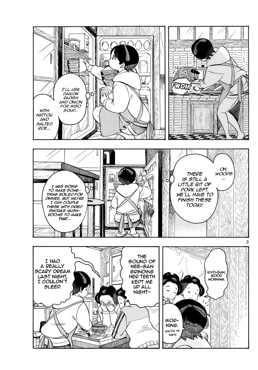 Maiko-san Chi no Makanai-san Chapter 110 page 3 - Chapter 110: Hey, Kiyo-chan
