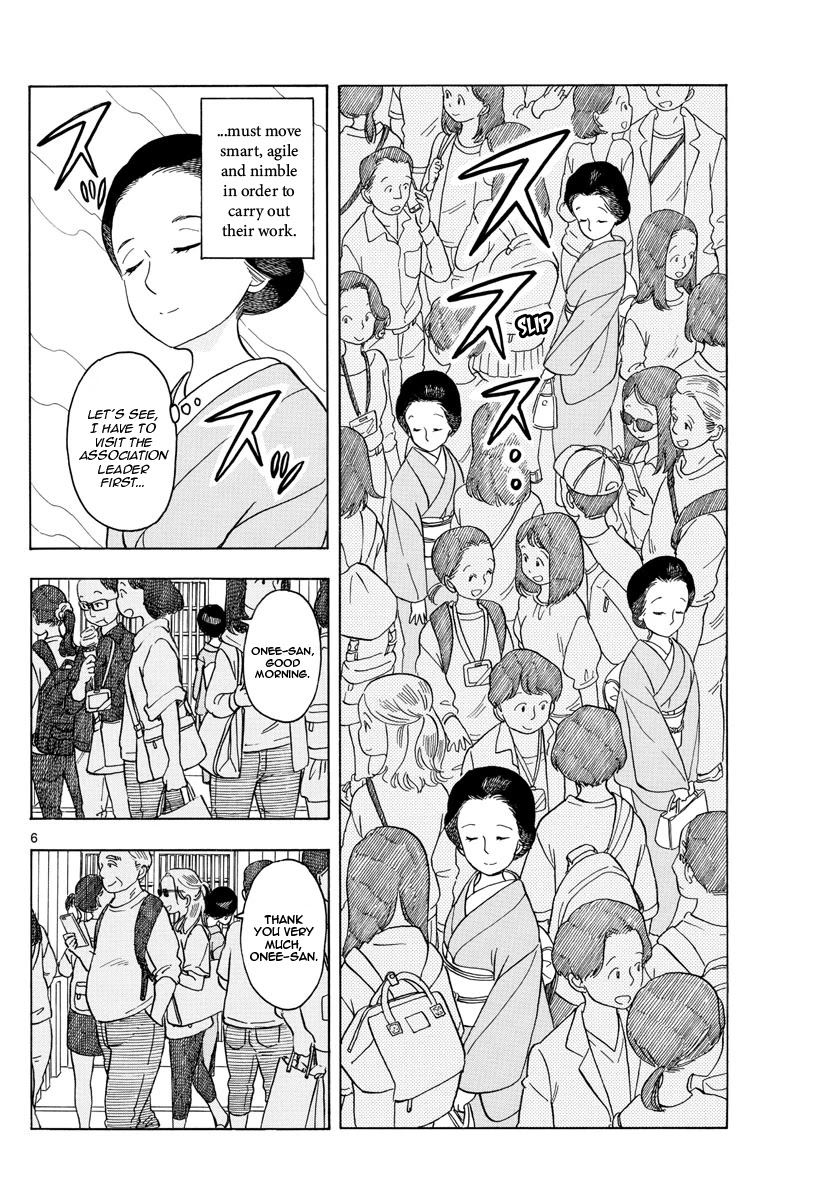 Maiko-san Chi no Makanai-san Chapter 117 page 6 - Chapter 117: Life in This Town
