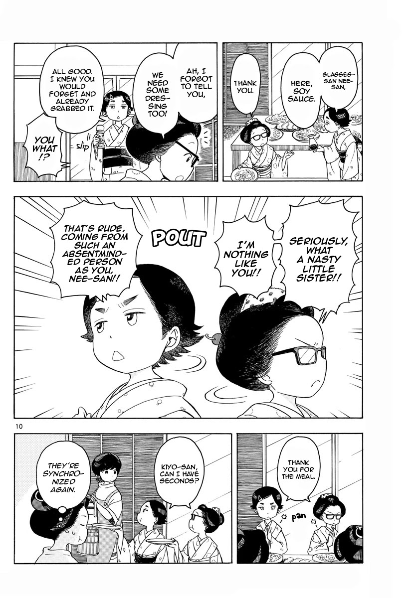 Maiko-san Chi no Makanai-san Chapter 121 page 10 - Chapter 121: Under the Same Roof