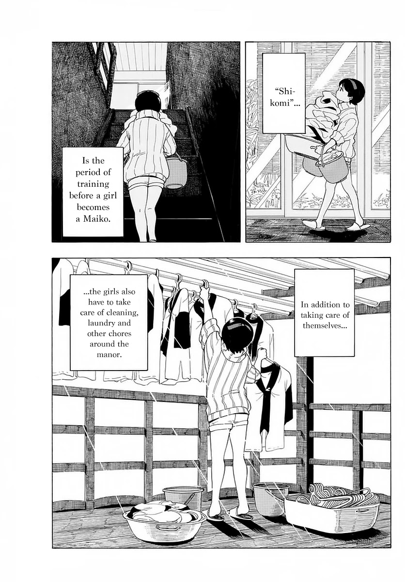 Maiko-san Chi no Makanai-san Chapter 15 page 3 - Chapter 15: Morning For A Maiko-in-training
