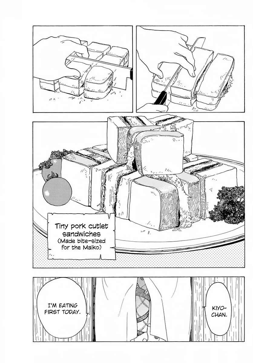 Maiko-san Chi no Makanai-san Chapter 15 page 9 - Chapter 15: Morning For A Maiko-in-training