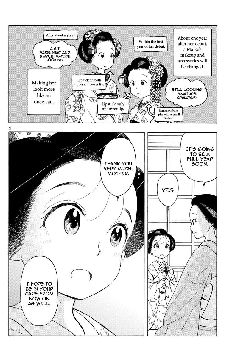 Maiko-san Chi no Makanai-san Chapter 154 page 2 - Chapter 154: Change and Growth