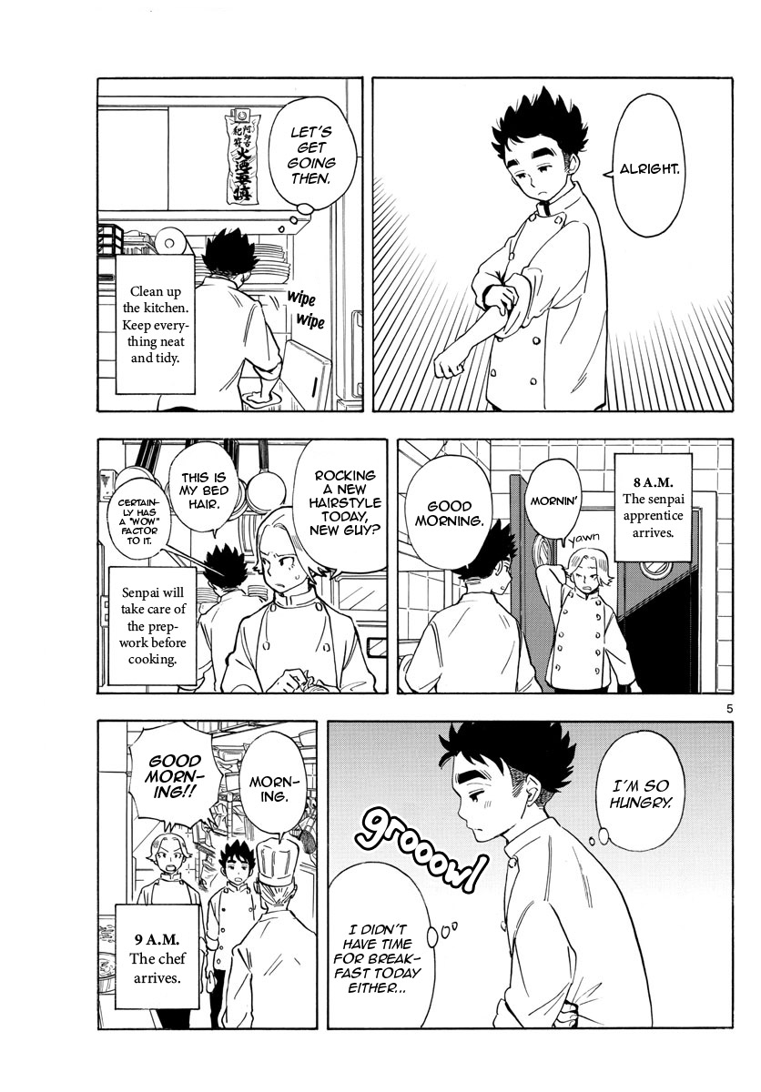 Maiko-san Chi no Makanai-san Chapter 157 page 5 - Chapter 157: A Day in the Life of Kenta