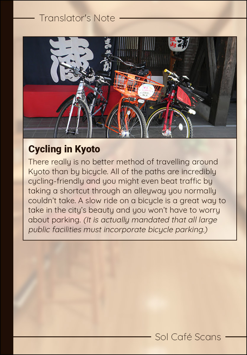 Maiko-san Chi no Makanai-san Chapter 159 page 12 - Chapter 159: Red Bicycle