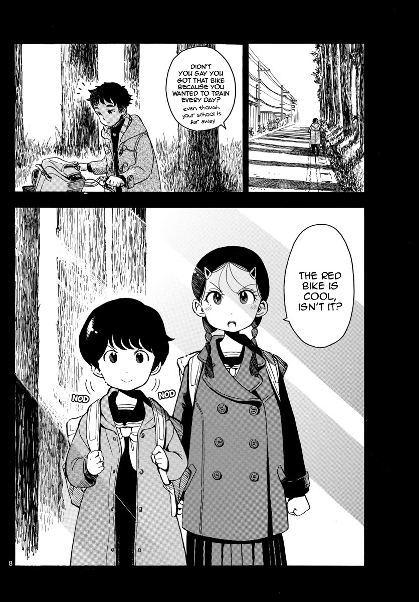 Maiko-san Chi no Makanai-san Chapter 159 page 8 - Chapter 159: Red Bicycle
