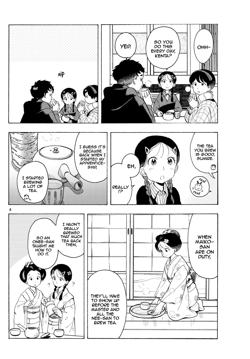 Maiko-san Chi no Makanai-san Chapter 171 page 4 - Chapter 171: Together at the Kotatsu