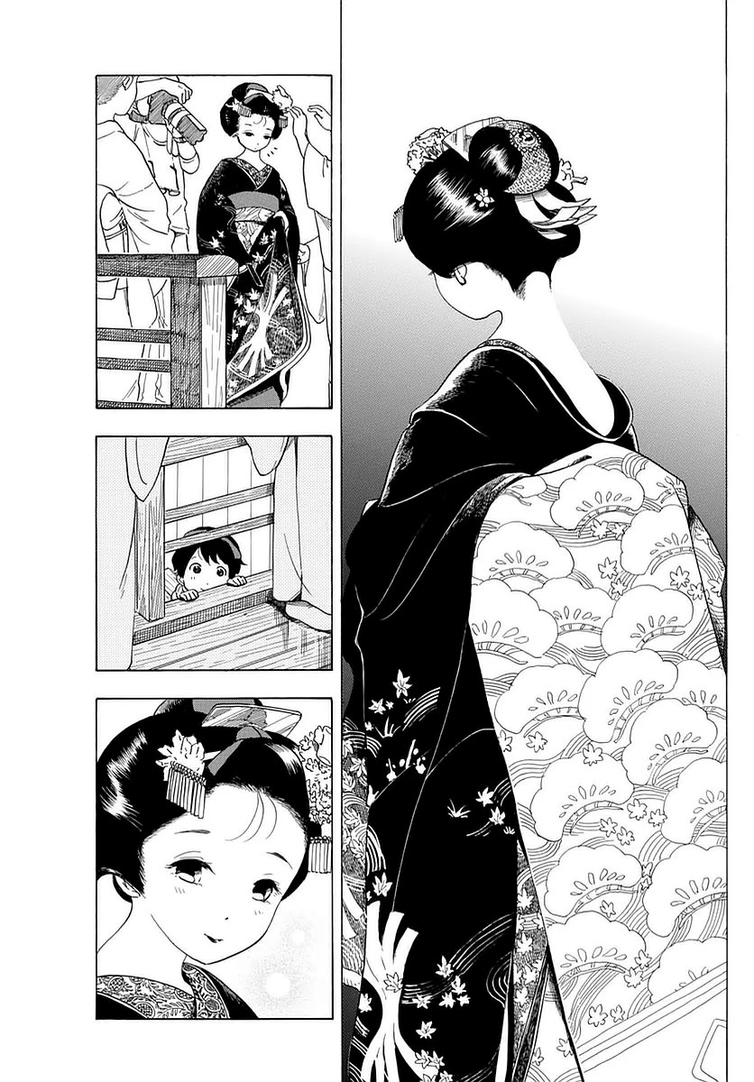 Maiko-san Chi no Makanai-san Chapter 18 page 9 - Chapter 18: Day of the Debut