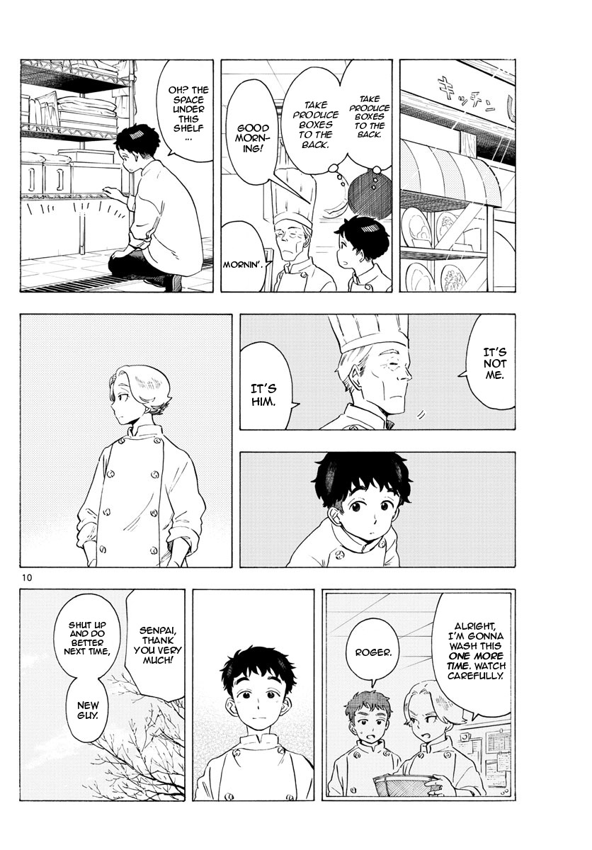 Maiko-san Chi no Makanai-san Chapter 190 page 10 - Chapter 190: Senpai and the New Guy