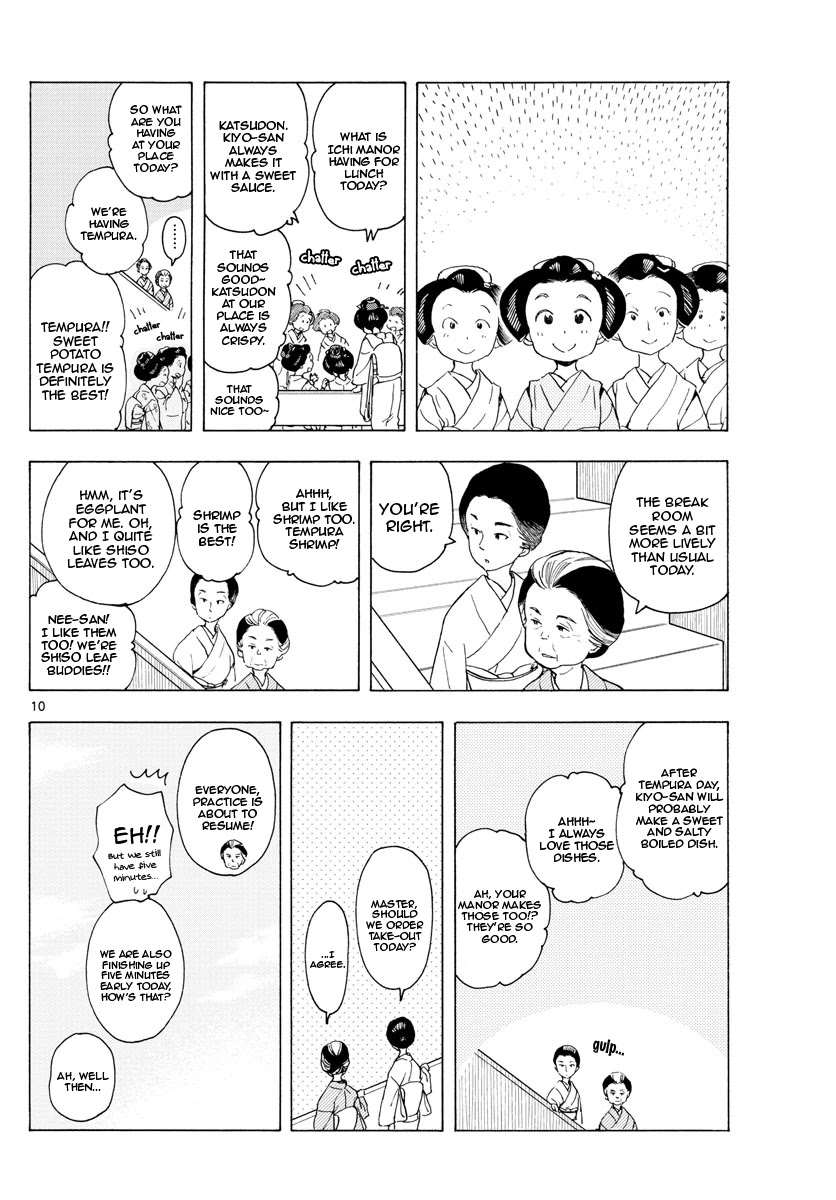 Maiko-san Chi no Makanai-san Chapter 192 page 10 - Chapter 192