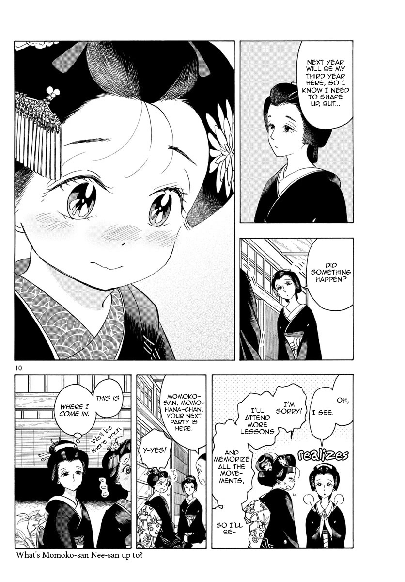 Maiko-san Chi no Makanai-san Chapter 220 page 10 - Chapter 220: Momohana's Problem