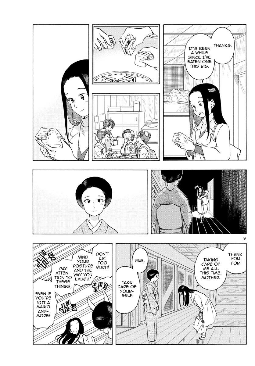 Maiko-san Chi no Makanai-san Chapter 235 page 9 - Chapter 235: I'm Heading Out