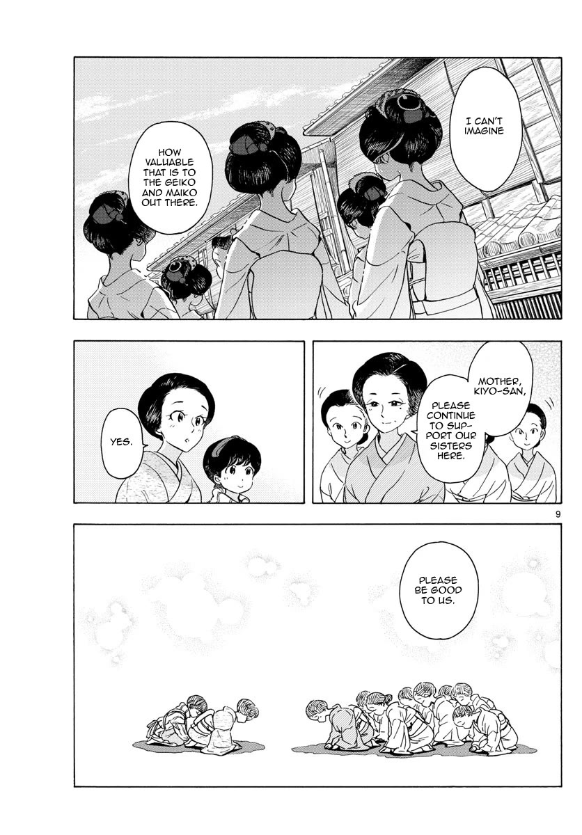 Maiko-san Chi no Makanai-san Chapter 239 page 9 - Chapter 239: A Place to Return To