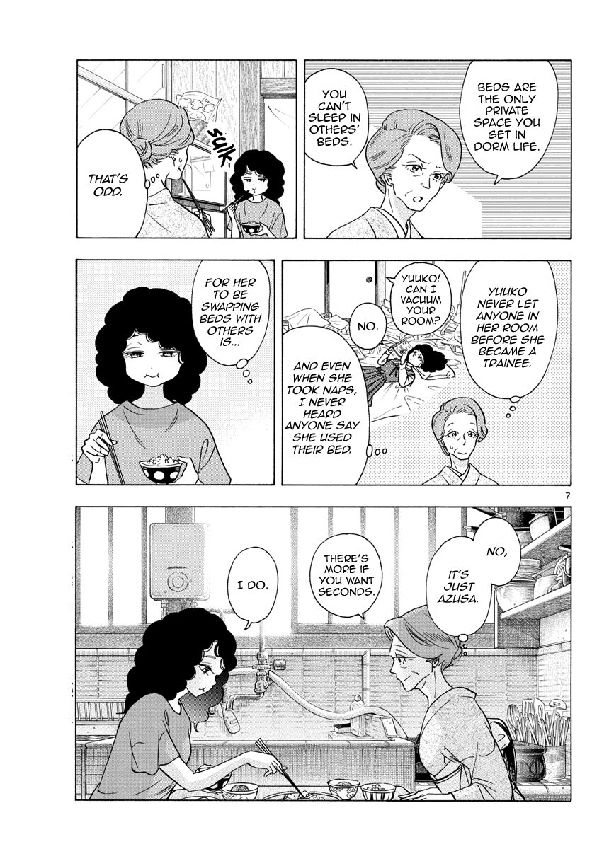 Maiko-san Chi no Makanai-san Chapter 245 page 7 - Chapter 245: Alone at Night