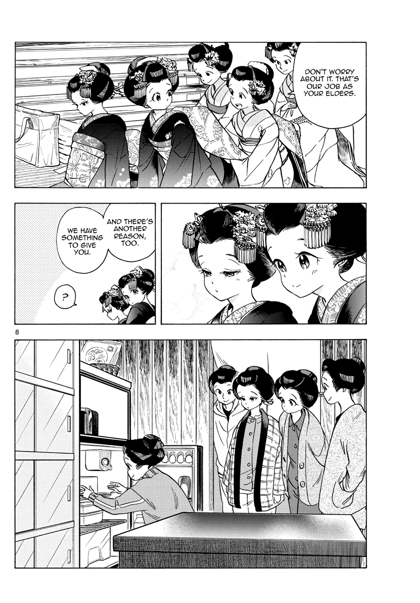 Maiko-san Chi no Makanai-san Chapter 251 page 8 - Chapter 251: Day of Celebration